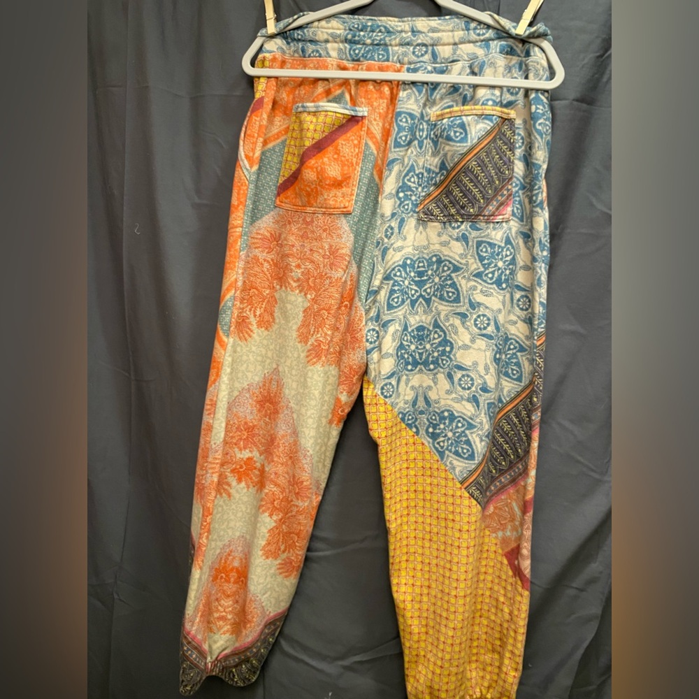 Anthropologie Multicolor Patterned Joggers - Picture 2 of 4